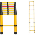 Hot Sale Fiberglass Insulated Telescopic Step Ladder High Voltage Electric Power Outdoor 5m Ladder